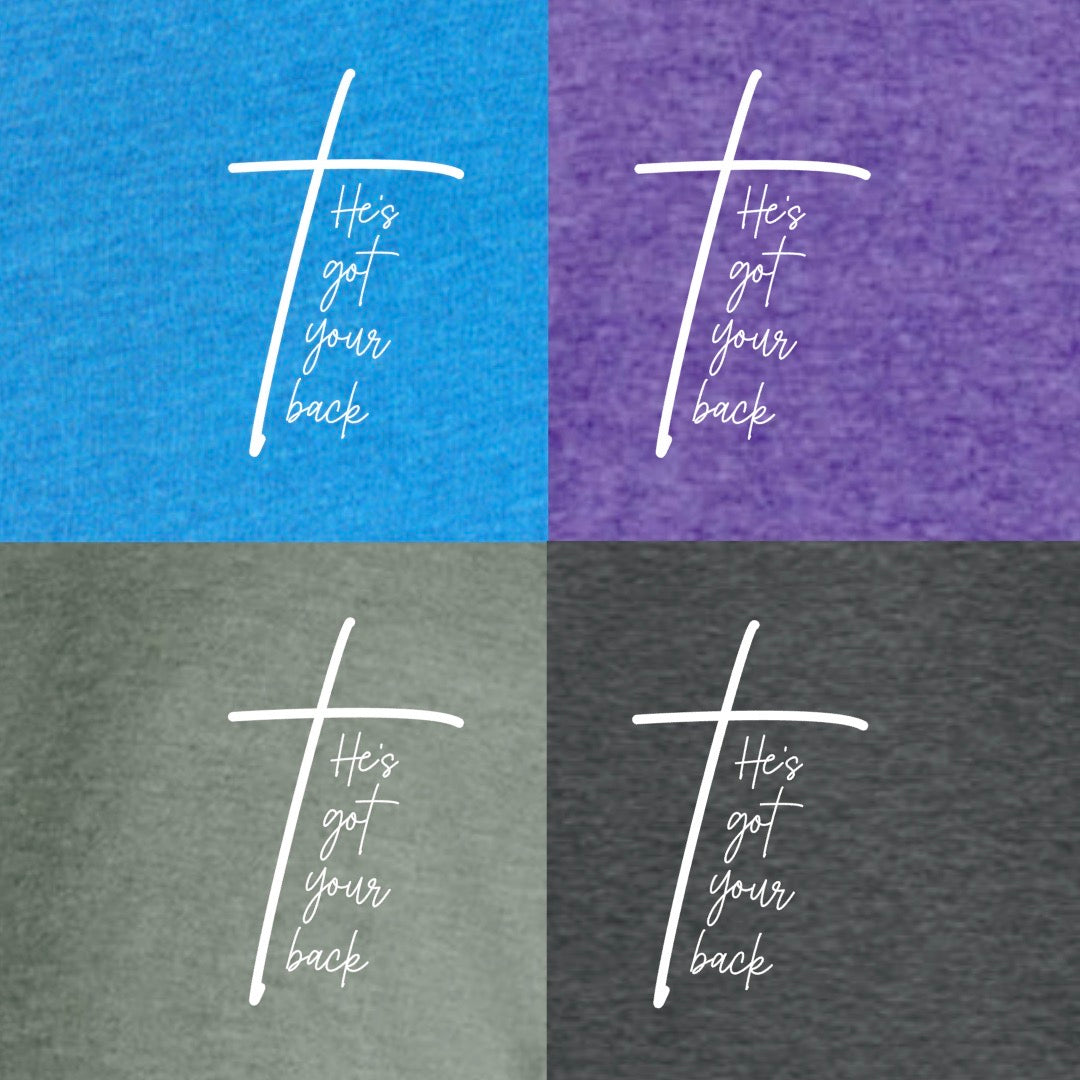 Signature Heather Tee (with optional back designs)